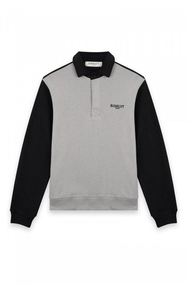 Sweat Polo Biskuit Gris