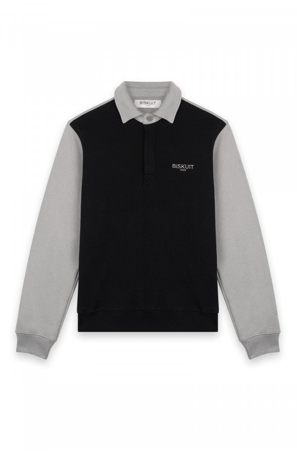 Sweat Polo Biskuit Noir