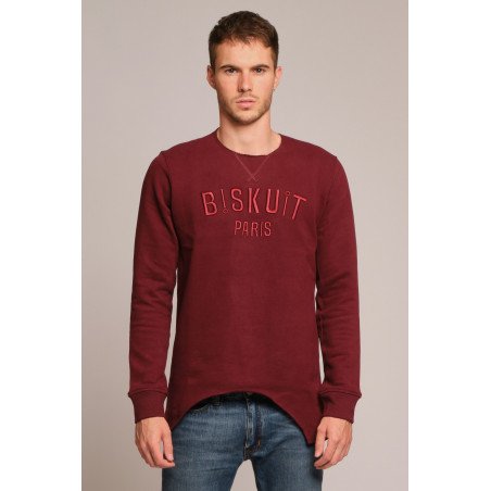 Sweat Biskuit Parisien Bordeaux